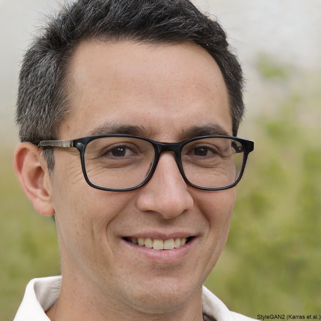 Portrait of Alex, founder of Meinsalonspace Academy